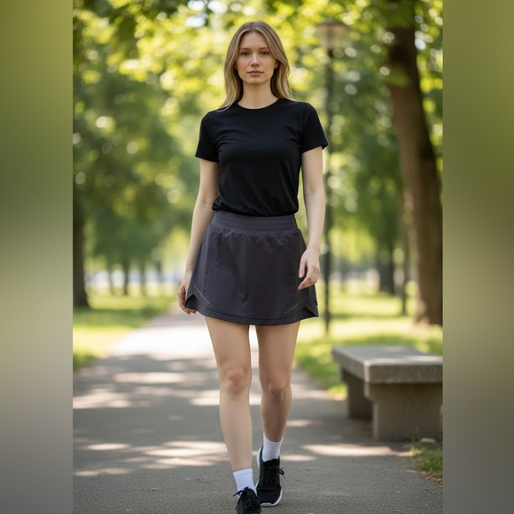 lululemon athletica Dresses & Skirts - Lululemon Black Skort